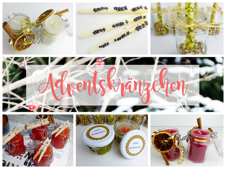 Read more about the article Adventskränzchen – Kerzenschein und Kerzen gießen DIY